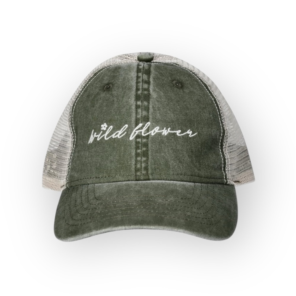 Time and Tru Wild Flower Trucker Hat